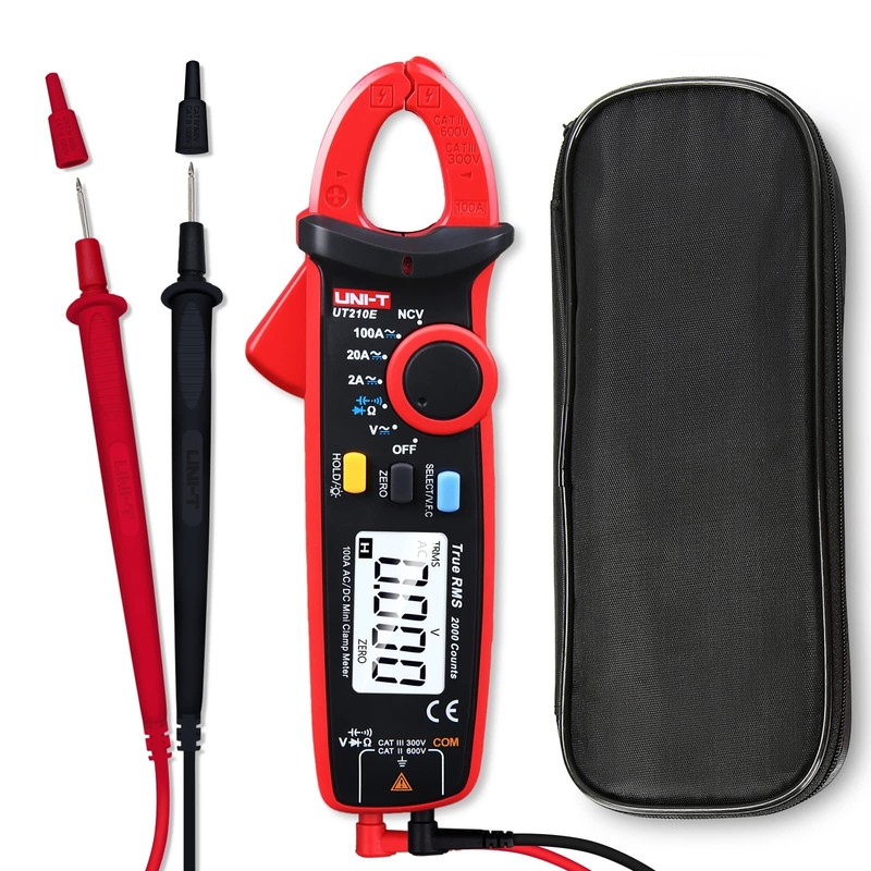 UNIT UT210e Digital Clamp Meter AC DC Amp Meter Clamp Multimeter True RMS 200...