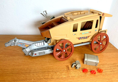 Stratocoach 1986 komplett Bravestarr Vintage Mattel Fahrzeug / Kutsche