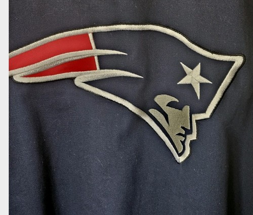 Vintage NFL New England Patriots Canvas Snap Up Jacket | Team Logo Large. - Picture 5 of 9