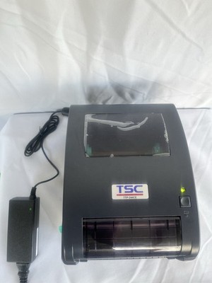 TSC TTP-244CE Barcode Label Printer w/ Power Adapter, Black, MPN TTP-244CE