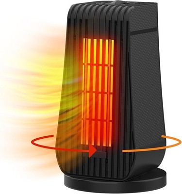 Kompakter 1200W Elektroheizer mit 3 Heizmodi & Keramikheizelementen