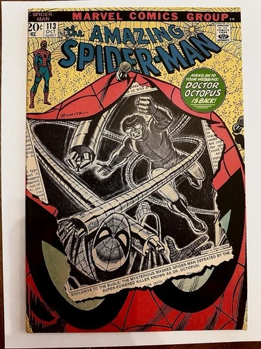 The Amazing Spider-Man #113 (Marvel Comics 1972) 1st Appearance Of Hammerhead VF