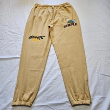 Staple Almond Beige Joggers Sweatpants Size 3XL