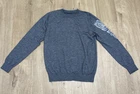 d' Avenza Made in Italy 70% Cashmere 30% Silk Men's Grey Jumper Blouse size S