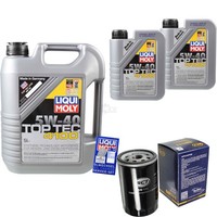 Inspektionskit Filter Liqui Moly ÖL 7L 5W-40 FüR VW Golf IV 1J1 1.6 2.0 1.8 T
