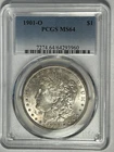 1901 O  MORGAN DOLLAR PCGS MS 64