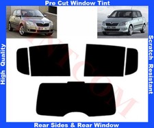 Passgenaue Tönungsfolie Skoda Fabia 5T 2007-2013 Heck/Seitenscheiben 5%-50%