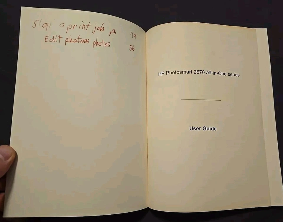 2005 HP Photosmart 2570 All-in-One Series User Guide-136 pgs #Q7211-90209-1st Ed - Image 3 of 4