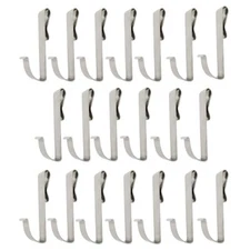 Heavy Duty Zinc Alloy S Hooks J Shaped Hanging Wire Shelving 20 Pieces