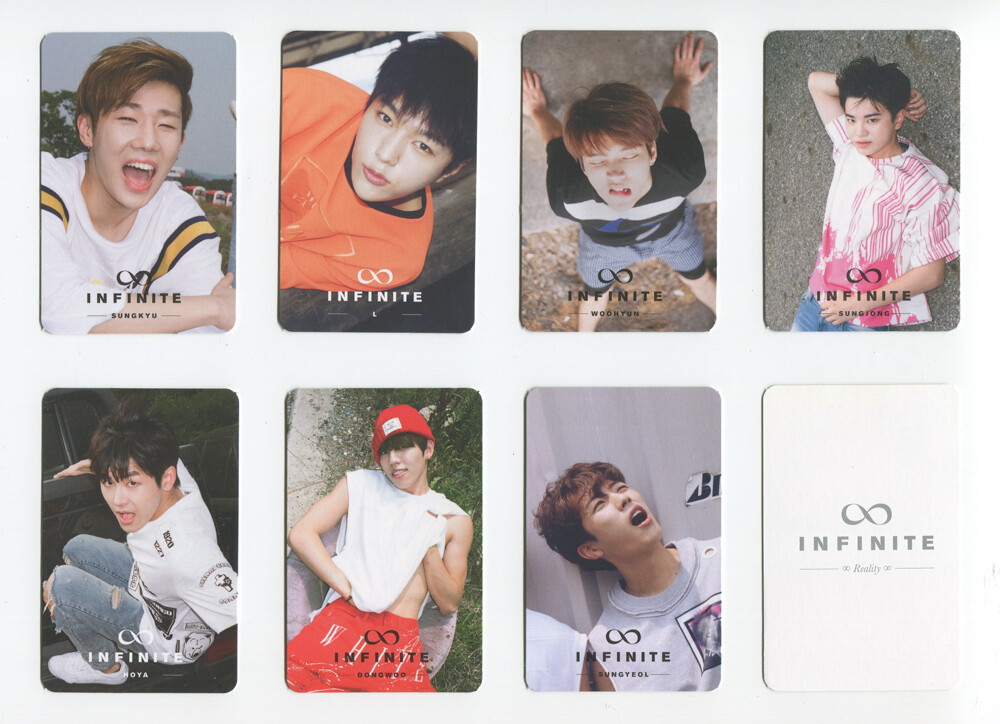INFINITE - REALITY 5th Mini Album OFFICIAL PHOTOCARD | eBay
