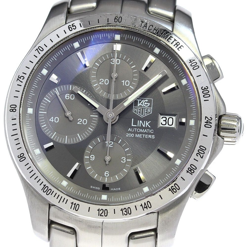 Very Good] Tag Heuer Link CJF2115 Automatic Chronograph Men's