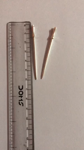 2 Pc 925 Sterling Silver Toothpick, Fruit Food Fork, Plain Design 3.9-4 gram - 第 1 支影片,共 1 支