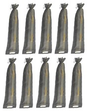 10 Silosäcke 25cm x 1,0m mit Tragegriff und Zurrband Hochwasserschutz Sandsack