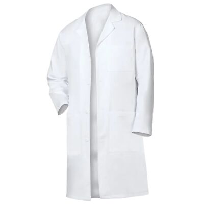 New White Lab Coat Unisex Medium Medical Science Costume STEM