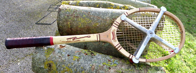 Presse Hydraulique Raquette De Tennis Vintage Avec Presse (pour Maintenir La Forme) - Occasion Bon état Raquettes De Tennis
