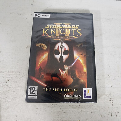 Star Wars Knights of the Old Republic II PC CD-ROM NEW Sealed KOTOR 2 Sith Lords