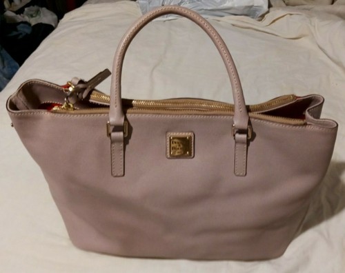 Bolso de mano grande Dooney Bourke color ostra eBay