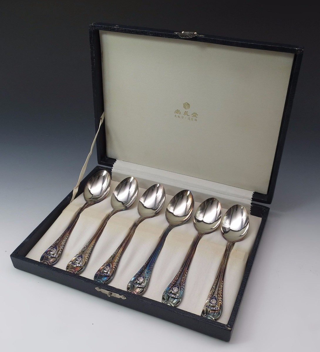 JCI Japan Nickel Silver Spoon Set of 6 by SHOBIDO | eBay