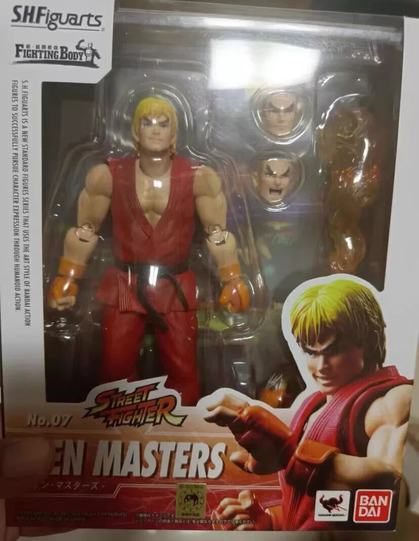未開封SHFiguarts フィギュアーツ07ストリートファイターケンマスターズ Bandai S. H. Figuarts Street Fighter Ken Masters No.07