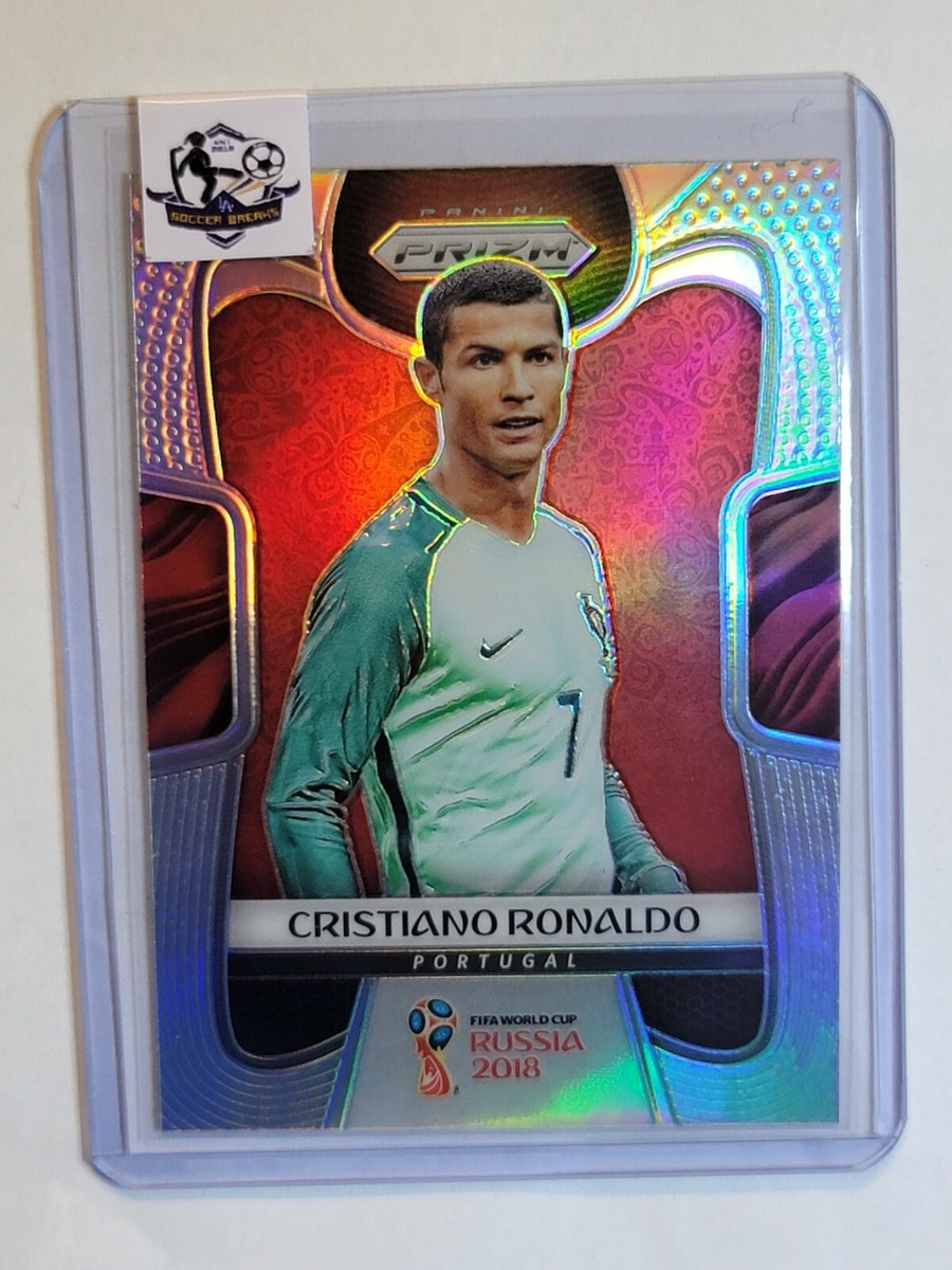 Cristiano Ronaldo 2018 W杯 Silver Prizm 2018 Panini Prizm World Cup soccer CRISTIANO RONALDO Silver Inv2