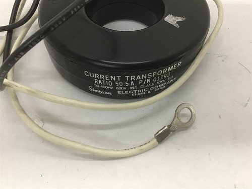 Simpson 01293 Current Transformer Ratio 50:5 A - Picture 2 of 8