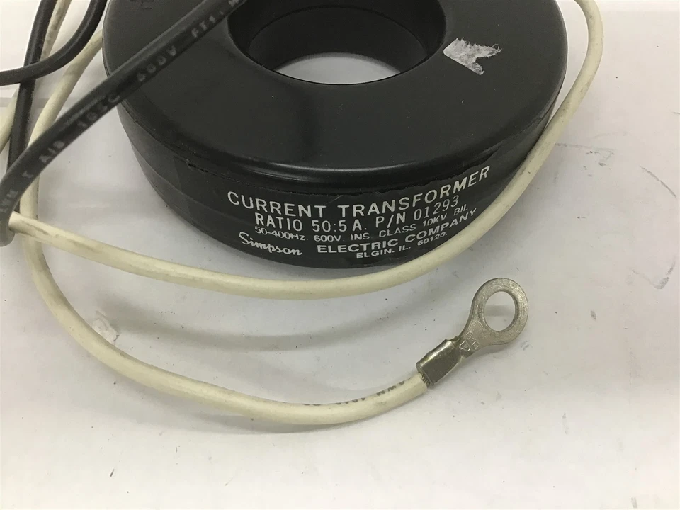Simpson 01293 Current Transformer Ratio 50:5 A - Image 2 of 4