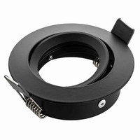 Einbau Strahler Rahmen Schwarz Schwenkbar Decke Led Halogen Leuchten 230V Sebson