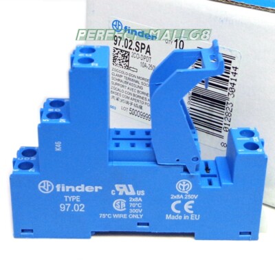 10pc/box For Finder 97.02  SPA 8-pin 46 Series Guide Rail Base Accessories