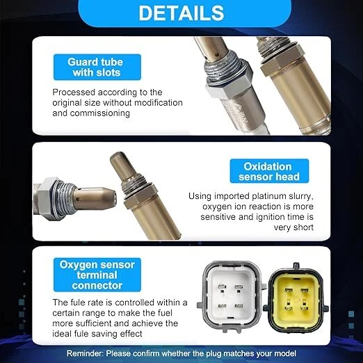 2X Sensor de oxígeno O2 aguas arriba y aguas abajo para Nissan Altima Rogue 2,5 L 2008-2013 Foto 2 de 4