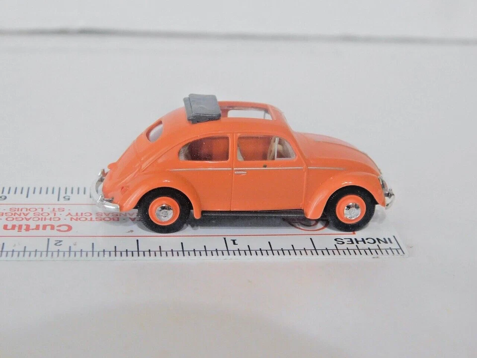 Busch 42953 1/87 Volkswagen овальное окно 1955 жук с открытым люком коралловый красный новый в коробке - Изображение 4 из 4
