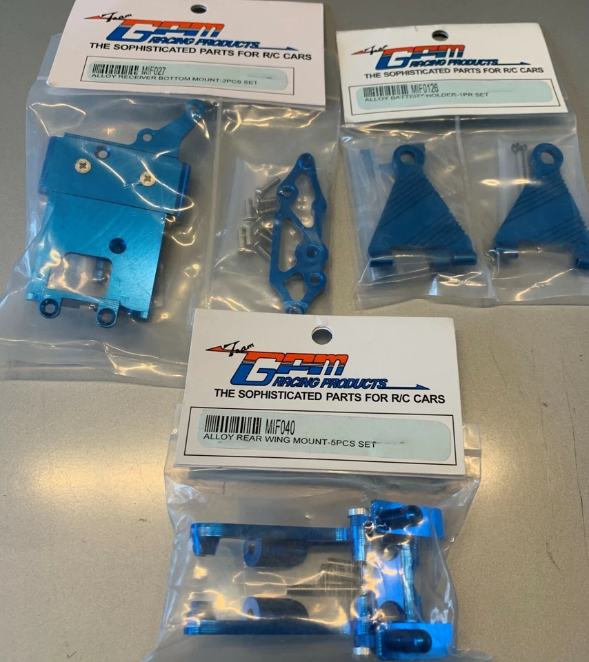 Kyosho Mini Inferno Heck Alu Paket /Rear Alloy Bundle MIF027+MIF0126+MIF040 - Bild 3 von 4