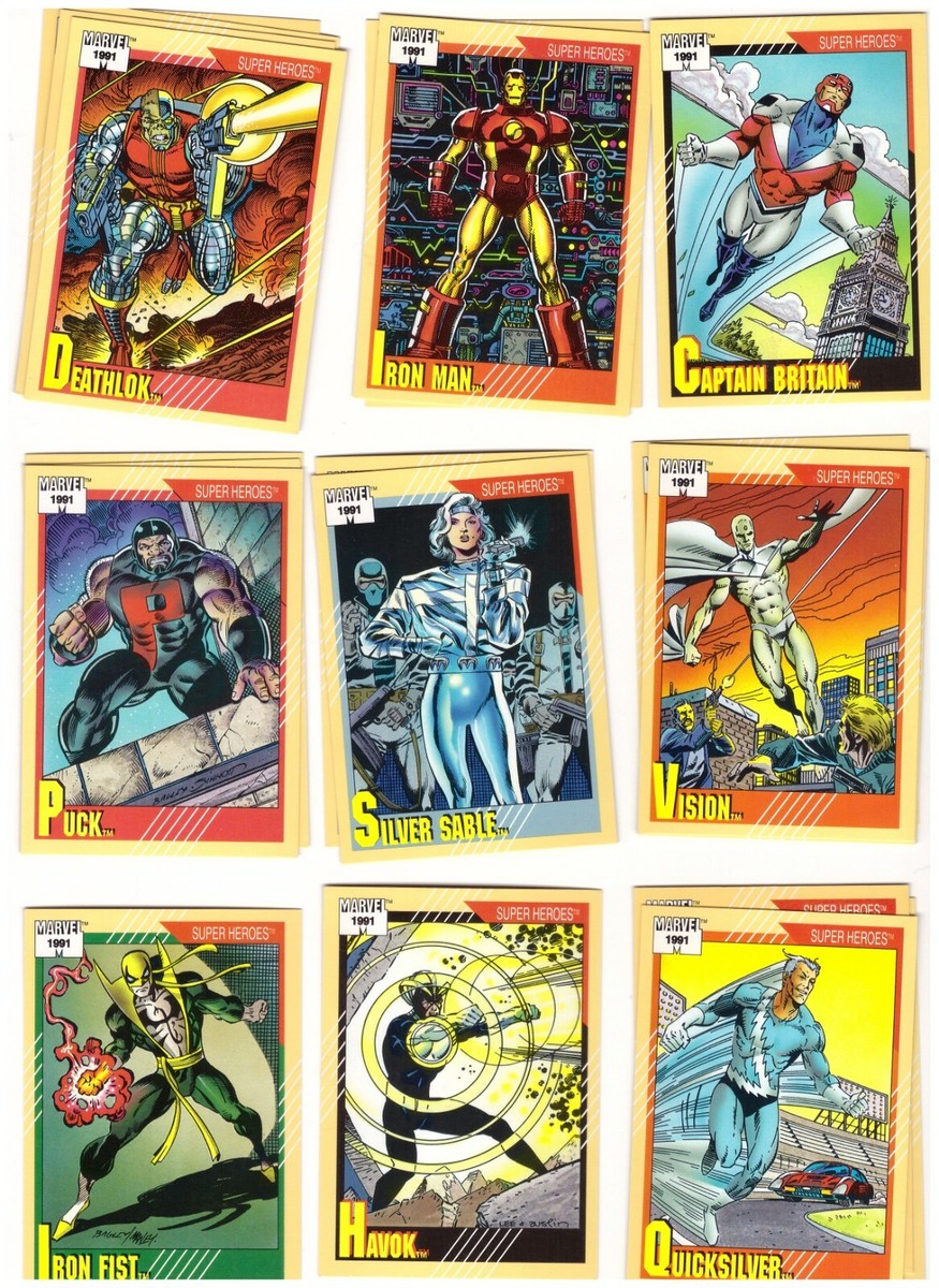 marvel universe series 2, 1991 card singles #1-152 | eBay