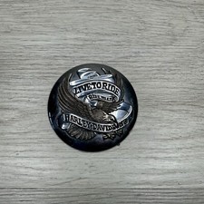Harley Davidson Eagle Traditional Logo Ride to Live Live To Ride Belt Buckle Vtg