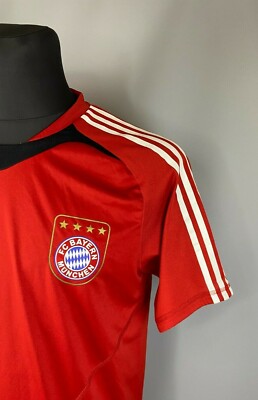 BAYERN MUNICH 2010 2011 TRAINING SHIRT FOOTBALL SOCCER ADIDAS