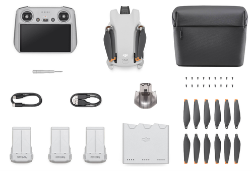 DJI Mini 3 Fly Drone More Combo Plus Professional 4K HD New - Exact as in image