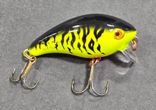 Mann's Vintage Baby 1-Minus Lure Double Stamped: Fire Shad