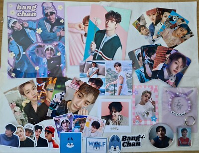 Stray Kids Kpop Photo Sticker And Gift Box Kpop Gifts And Merchandise Keyring 