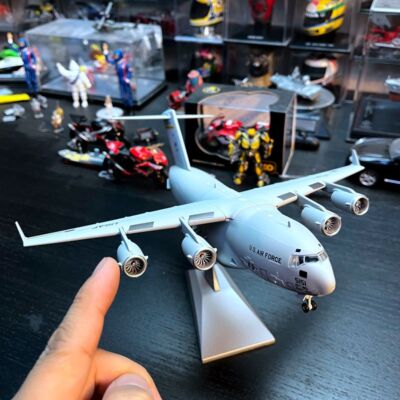 WLTK 1/200 USAF C-17 Globemaster III Militärtransportflugzeug Diecast-Modell