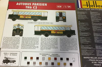 Heller 1/24 Autobus Parisien TN6 C2 | eBay