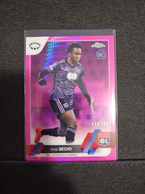 2022-23 Topps Chrome UEFA Women's Champions League Pink 148/199 Vicki Becho