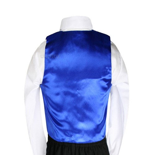 Pick 2pcs Necktie Vest Set Boys Kid Teen for Formal Party Tuxedo Suits 4T-20 - Picture 22 of 48