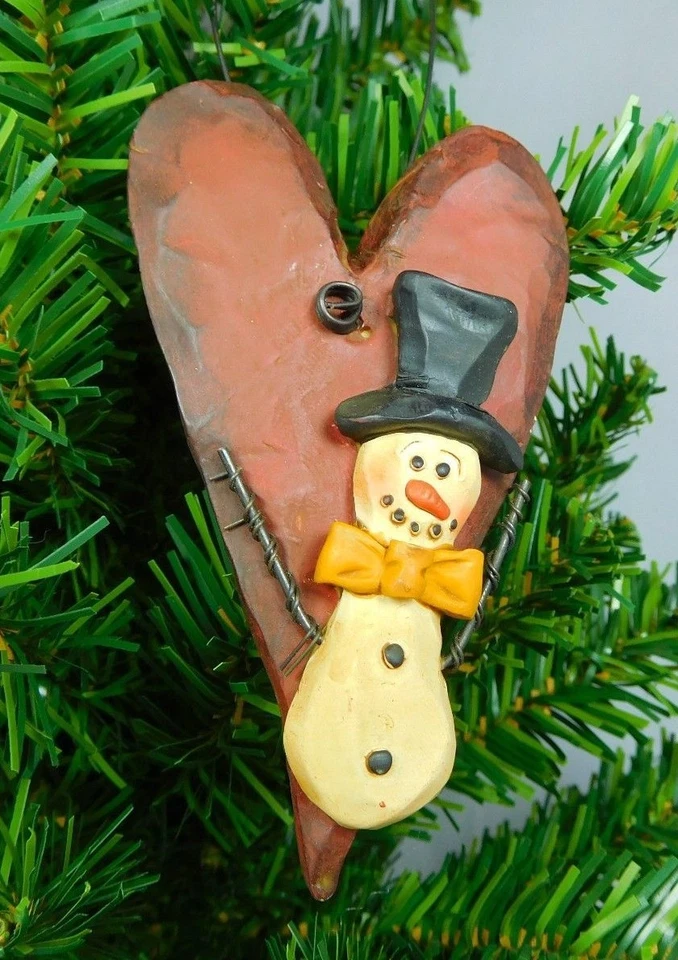 Juego de 2 adornos en forma de corazón - Nuevo de Blossom Bucket #1729 Foto 4 de 4