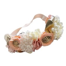 Handmade Flora Peg Felt Crown