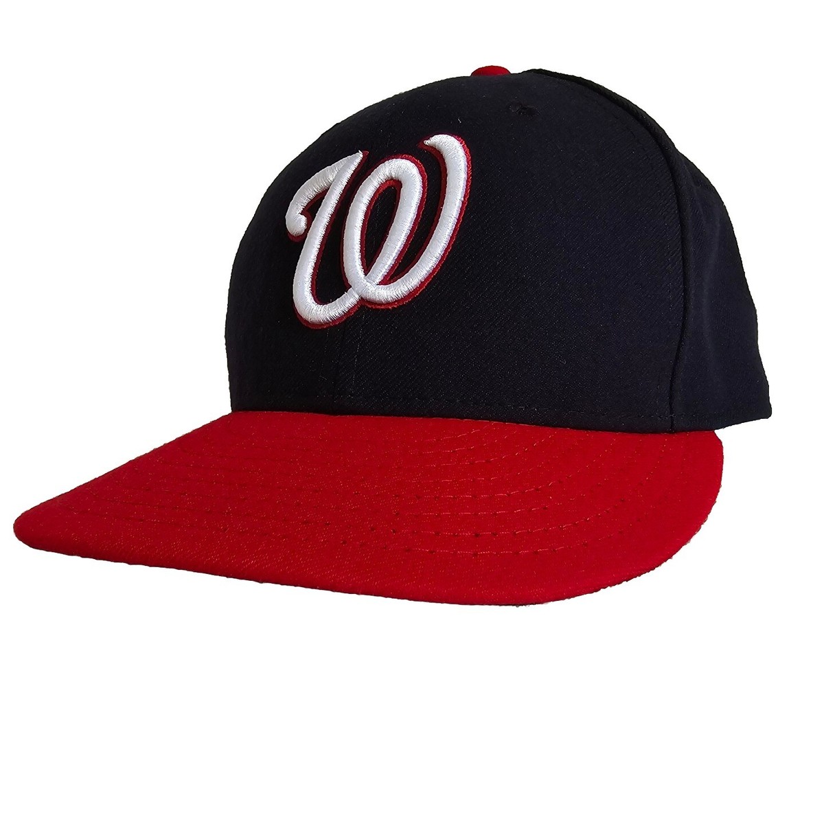 Mlb W Fitted Hat Washington Nationals 59FIFTY Fitted Hat Navy Red