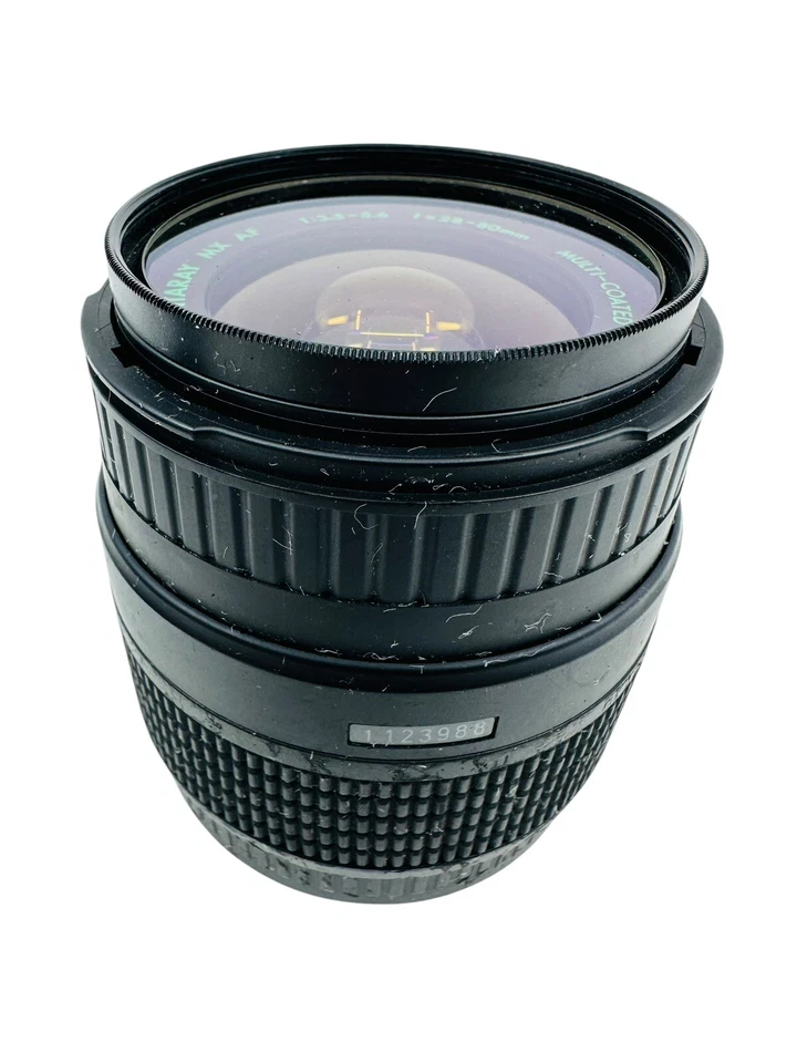 Quantaray macro aspherical 28-80mm f/3.5-5.6 with Front lens cover C825 - Image 2 of 4