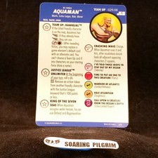 AQUAMAN TEAM UP CARD 029.08 Hawkgirl Justice League Unlimited Heroclix