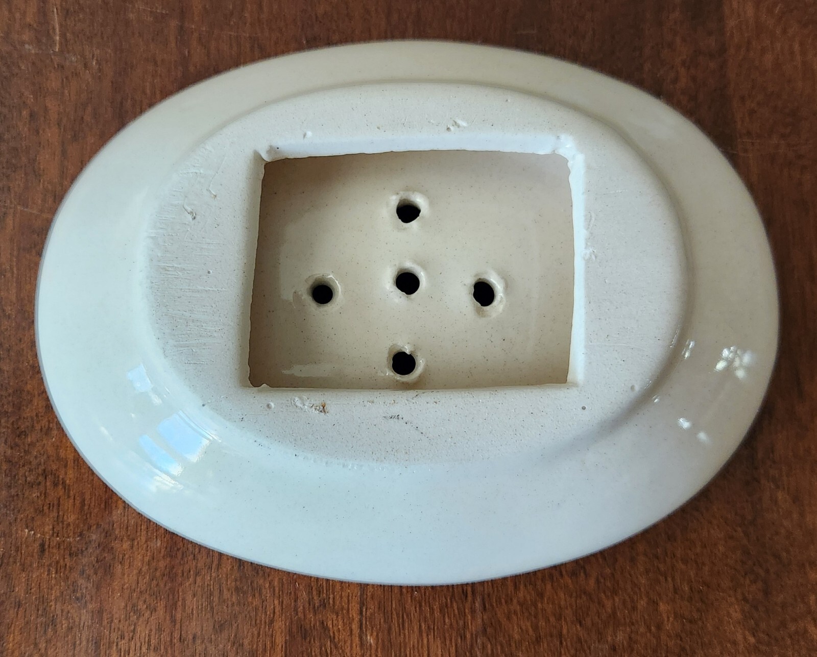 Blue Ceramic Soap Dish eBay