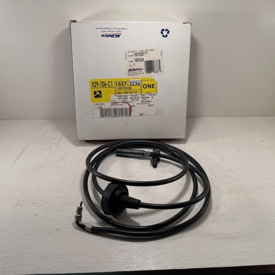 Nuevo conjunto de cables GM 15573236, extensión de antena de radio Chevrolet GMC 1988-1993 Foto 2 de 4