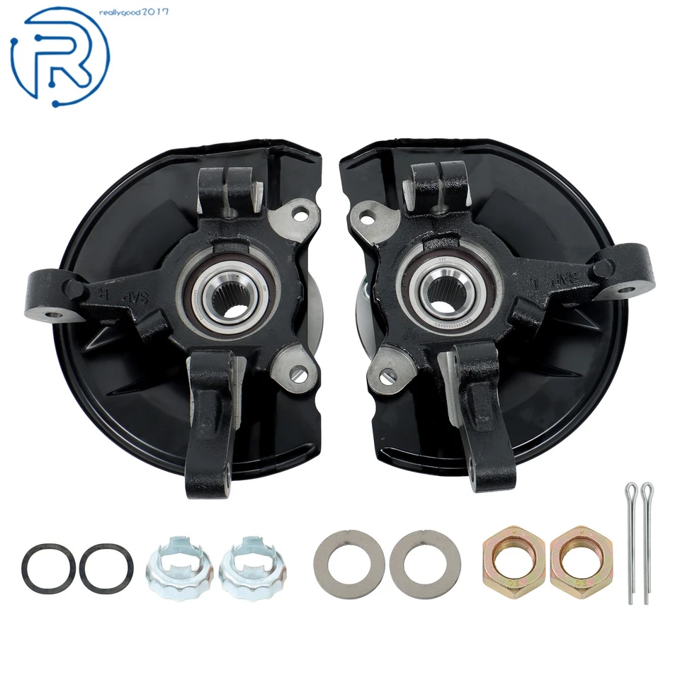 Conjunto de nudillo de buje de cojinete de rueda delantera 2 unidades para Jeep Patriot Compass 2007-2017 Foto 2 de 4