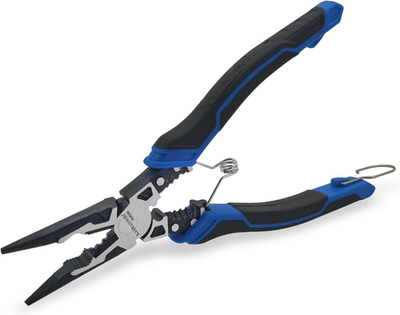 #ad 5 In 1 Needle Nose Pliers with Wire Cutter Stripper and Crimper Multifunction Co $46.99